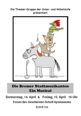 Plakat Bremer Stadtmusikanten