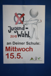 1819Jugendwahl Plakate kuendigen unseren Wahltag an.JPG